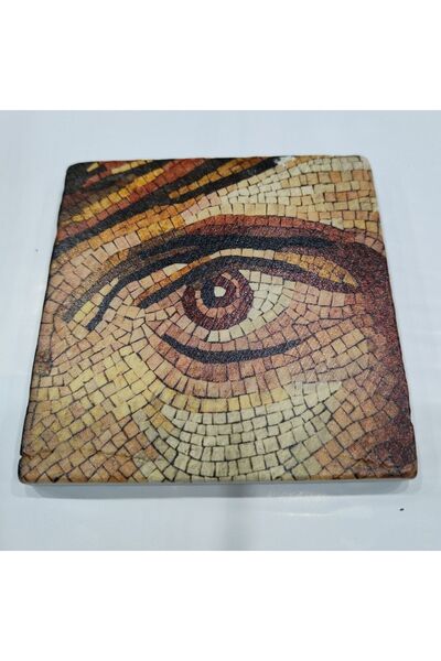 Şeker Portakalım Decorative Figured Special Size 20X20X1 cm Natural Stone Bat...