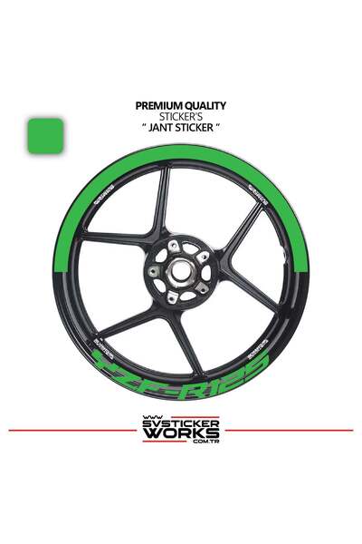 ARONA Yamaha Yzf-R125 Wheel Rim Strip – Half Rim Cover & Yzf-R125 Lettering S...