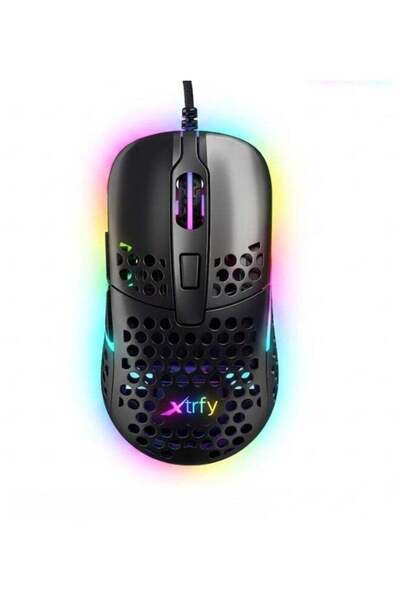 Xtrfy M42 RGB Wired Gaming Mouse -UltraLightweight 59g, changeable part adjus...