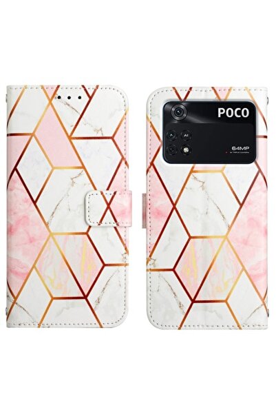 OEM Θήκη Πορτοφόλι με Βάση (με όψη δέρματος) για Xiaomi Poco M4 Pro 4G - Πολύ...