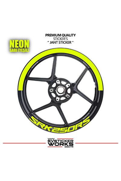 ARONA Rks Srk250 Rs Wheel Strip – Half Rim Covering & Srk250 Rs Lettering Sti...