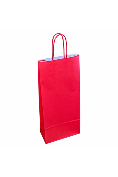papercraft Pungi hartie kraft 110 gr pentru 2 sticle vin, 18x39x8 cm, set 30 ...