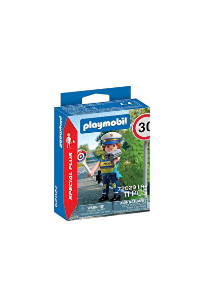 Playmobil ΑΣΤΥΝΟΜΙΚΟΣ ΜΕ ΡΑΝΤΑΡ ΤΑΧΥΤΗΤΑΣ