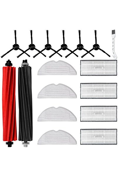 STARSTAR 17-piece accessory kit for Roborock S8/S8+ robot vacuum cleaner - 2 ...