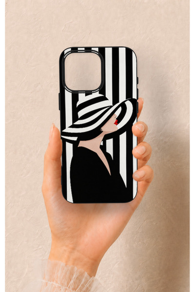 Vip Case Madam Marica Patterned Silicone Case Compatible with iPhone 16 Pro Max