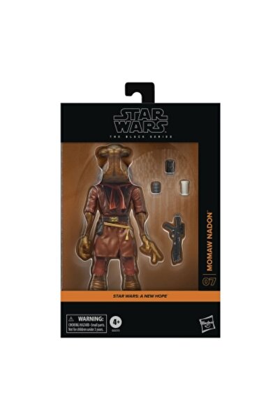 Hasbro Star Wars Episodul IV Seria Neagră Figurină articulată Deluxe Momaw Na...