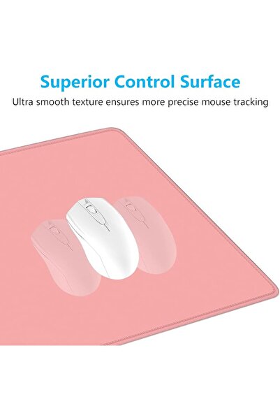 GENERAL Dapesuom Large Gaming Mouse Pad, Extended Mousepad with Stitched Edge...