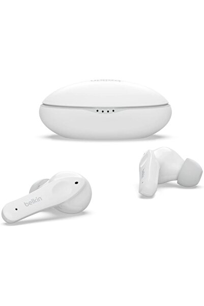 Belkin سماعات أذن لاسلكية حقيقية للأطفال من SOUNDFORM Nano، بحد 85 ديسيبل لحم...