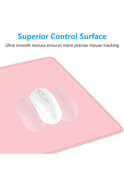 GENERAL Dapesuom Large Gaming Mouse Pad, Extended Mousepad with Stitched Edge...