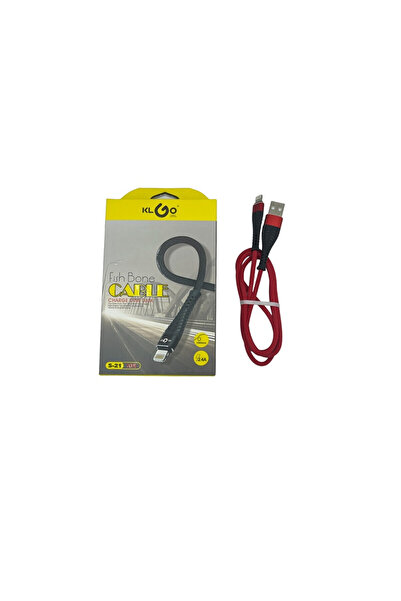 OEM Καλώδιο Ταχείας Φόρτισης USB to Lightning Κόκκινο 1m KLGO S-21