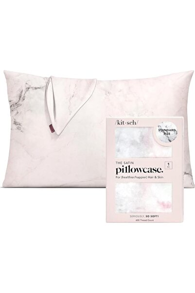 Kitsch Satin Pillowcase for Hair & Skin - Softer Than Silk Pillowcase for Hai...