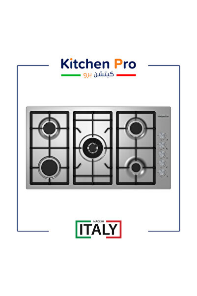 Dec Kitchenpro مسطح غاز Kitchen Pro بلت إن 5 شعلات ستانلس ستيل شبك HD مفاتيح ...