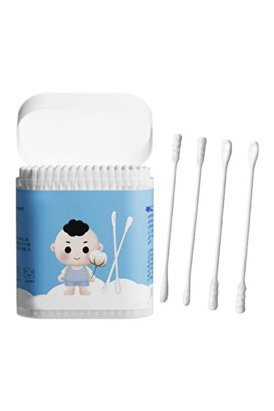 Other 200 PCS Baby Cotton Swabs Double-ended Spiral Head Earpick Cotton Tips ...