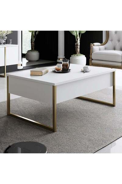 Rovitech Măsuță de cafea, design elegant, 90 x 60 x 40 cm