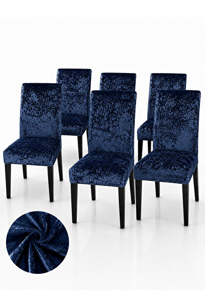 delfin HomeRoy Huse Catifea pentru Scaune – Set 6 Bucăți