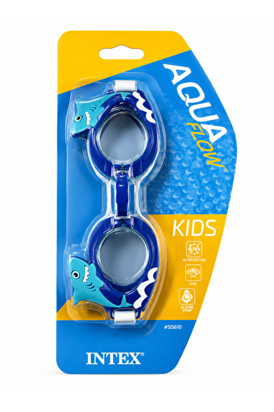 İNTEX WET SET نظارات السباحة للأطفال من إنتكس أكوا فلو - نظارات السباحة الملو...