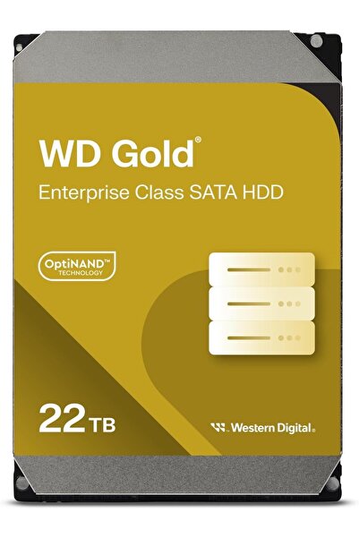 WESTERN DIGITAL 22TB WD Gold Enterprise Class SATA Internal Hard Drive HDD - ...