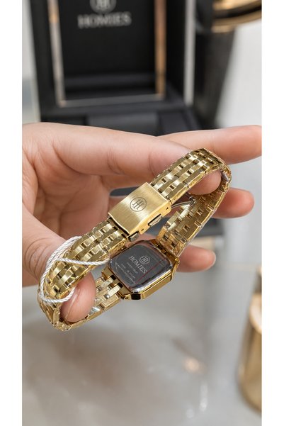 Homies Women's Wristwatch Square Small Case Original 3 Atm Water Resistant Gift Box and Bracelet Gifted.Hm21175S01-2