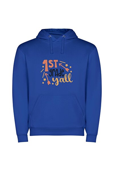 iLovePrints Inkcrafted 1st Grade: Legacy+ Φούτερ με κουκούλα σε χρώμα Μπλε