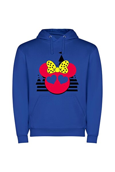 iLovePrints Enchanted Disney Ear Collection Φούτερ με κουκούλα σε χρώμα Μπλε