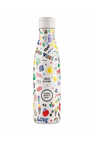 Tuc Tuc Cool Bottles Eddie Baehr - Good Vibes 500 ml Stainless Steel Flask Th...
