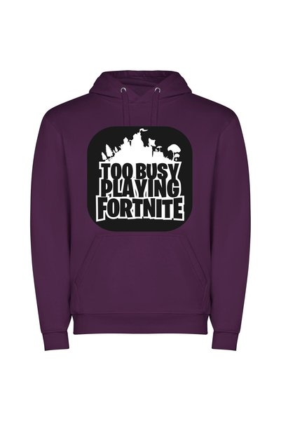 iLovePrints Fancy Fortnite Fusions Φούτερ με κουκούλα σε χρώμα Μωβ