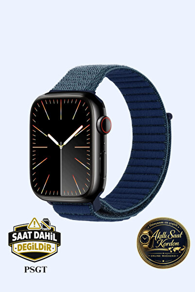 PSGT Apple Watch Band Uyumlu 38-40-41mm ve S10 s11 (42mm) Dalga Hasır Kordon ...