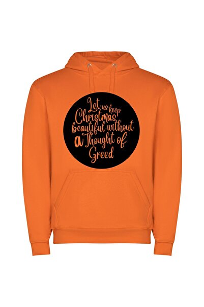 iLovePrints Greedy Elegance: Christmas Circles Φούτερ με κουκούλα σε χρώμα Πο...