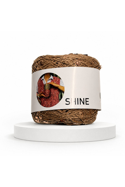 Nas Shine 45% Βαμβακερό νήμα πλεξίματος με πούλιες 100 γρ. 230 μ. Καλοκαιρινό...