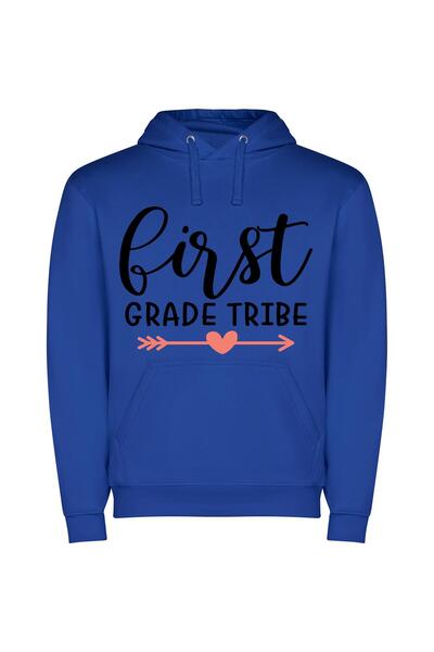 iLovePrints Grade-One Tribe Logo Φούτερ με κουκούλα σε χρώμα Μπλε
