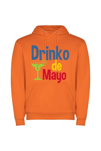 iLovePrints Drinko Mayoo Promo Image Φούτερ με κουκούλα σε χρώμα Πορτοκαλί