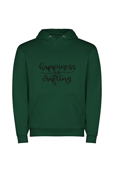 iLovePrints Crafting Happiness: Handwritten Bliss Φούτερ με κουκούλα σε χρώμα...