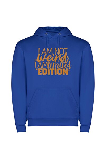 iLovePrints Unique Limited Edition Prints Φούτερ με κουκούλα σε χρώμα Μπλε