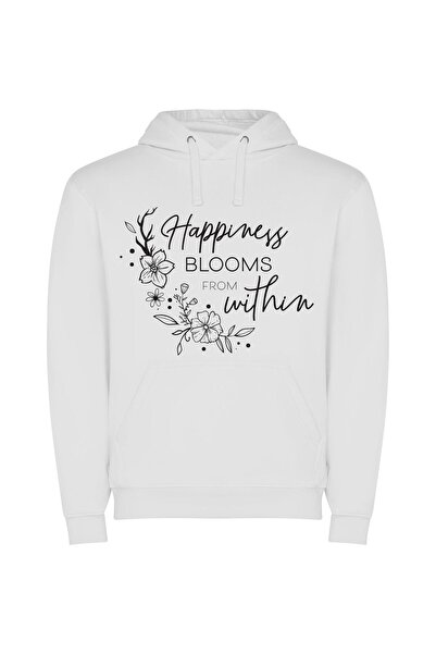 iLovePrints Blooming Happiness: Ethereal Expressions Φούτερ με κουκούλα σε χρ...