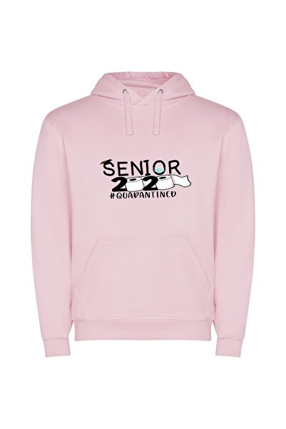 iLovePrints 2023 Senior Graduation Tee Φούτερ με κουκούλα σε χρώμα Ροζ