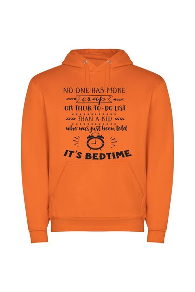 iLovePrints Brilliant Bedtime Delight Φούτερ με κουκούλα σε χρώμα Πορτοκαλί