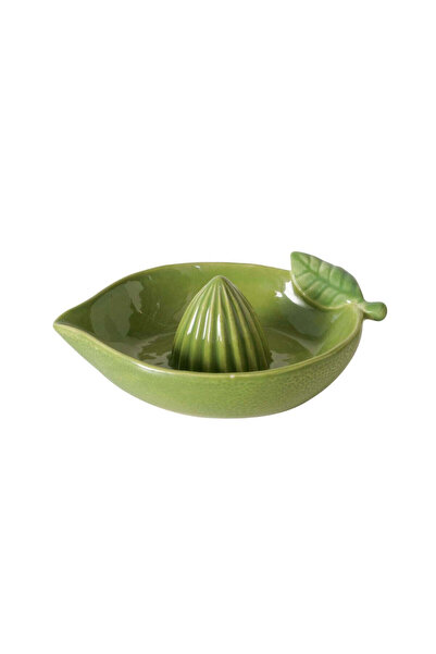 Boltze Storcator manual de citrice, verde, porțelan, 15 cm, pentru lămâi verzi