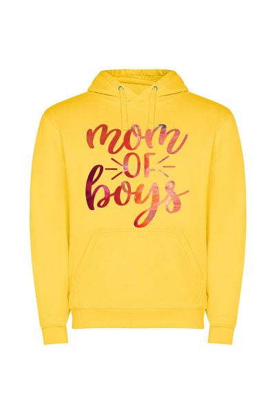 iLovePrints Blooming Boys: Captivating Motherhood Φούτερ με κουκούλα σε χρώμα...
