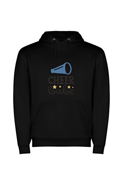 iLovePrints Cheer Babe's Adobe Masterpiece Φούτερ με κουκούλα σε χρώμα Μαύρο