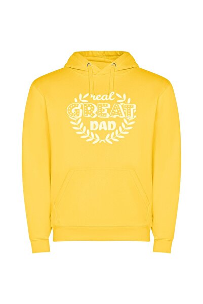 iLovePrints Great Dad Wreath or Daddy's Great Wreath Φούτερ με κουκούλα σε χρ...