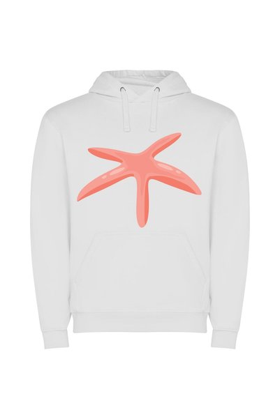 iLovePrints Pink Stellar Icon Φούτερ με κουκούλα σε χρώμα Λευκό