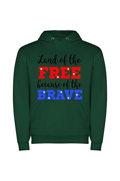 iLovePrints Proud Patriot's Freedom Celebration Φούτερ με κουκούλα σε χρώμα Π...