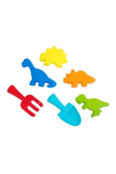 Zâna Casei Set de forme de nisip cu dinozauri - 6 bucăți