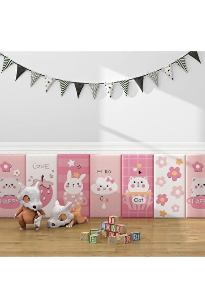 Generic 3D Anti-Collision Wall Stickers, 6PCS Little Bear Pattern Kids Room D...