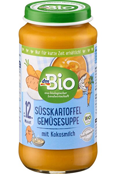 OEM Supă de legume pentru copii cu cartofi dulci și legume, cu lapte de cocos...