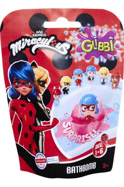 OEM Bombă de baie cu surpriză Miraculous, 1 buc