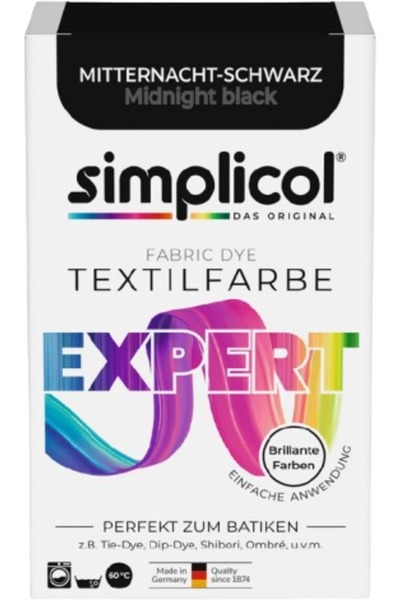 OEM Vopsea pentru textile Negru Miezul Noptii, 150 g