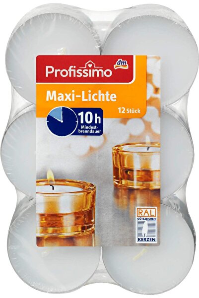 OEM Lumânări pastilă maxi, timp de ardere 10H, 12 buc