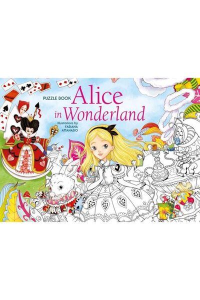 whitestar Carte de puzzle-uri Alice în Țara Minunilor
