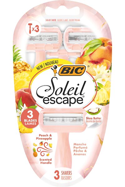 OEM Aparat de ras Soleil Escape 3 Peach&Pineapple, 3 buc
